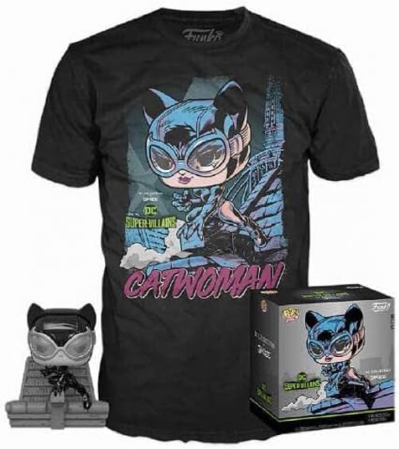 FUNKO ACTION FIGURES FUNKO POP & TEE CATWOMAN L
